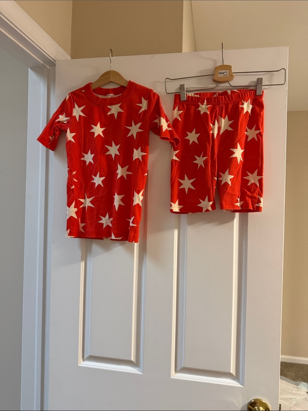 Hanna Andersson Red Star Short Pajama Set